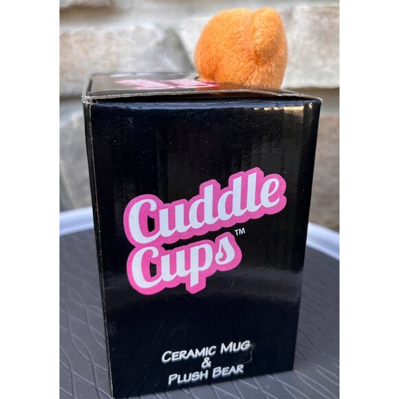 DC Comics Cuddle Cups 4" Ceramic Mug with Superman's Face & Plush Bear - Picture 7 of 8